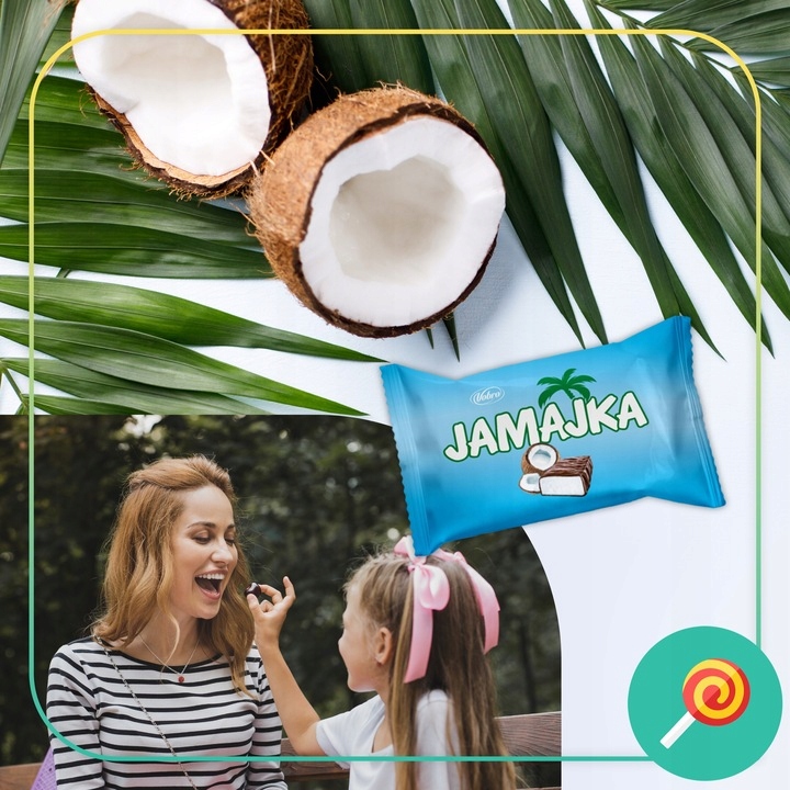 Cukierki kokosowe czekoladowe Vobro Jamajka 1kg