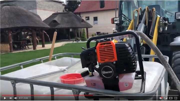 MOTOPOMPA SPALINOWA POMPA DO WODY 1' CAL + GRATIS