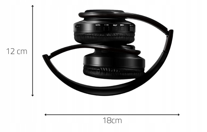 SŁUCHAWKI BEZPRZEWODOWE BLUETOOTH NAUSZNE MIKROFON DLA NIEJ NIEGO DZIECKA