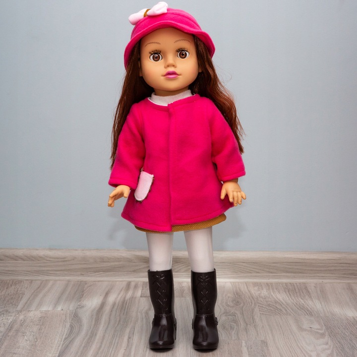 LALKA BOBAS INTERAKTYWNA ŚPIEWA I MÓWI PO POLSKU ANGIELSKU KINDERPLAY 47cm