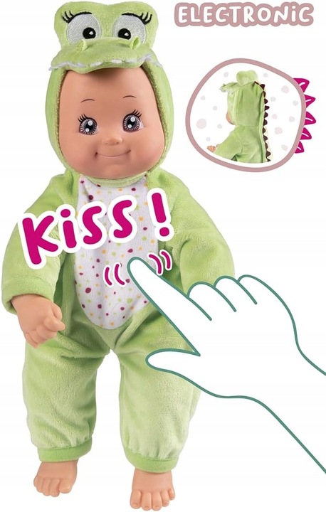 Lalka Bobas Maskotka Krokodylek MiniKiss Smoby