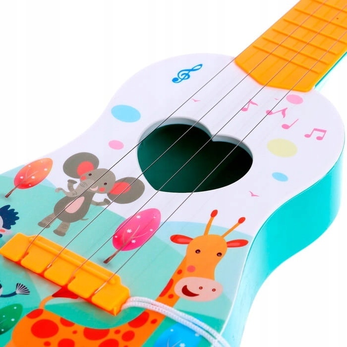 GITARA DLA DZIECI DUŻA 43CM UKULELE GRA INSTRUMENT