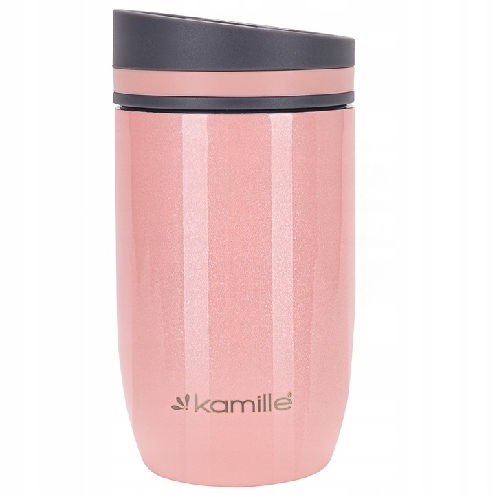 KUBEK TERMICZNY stalowy TERMOS do kawy herbaty szkoły pracy 300 ml KAMILLE