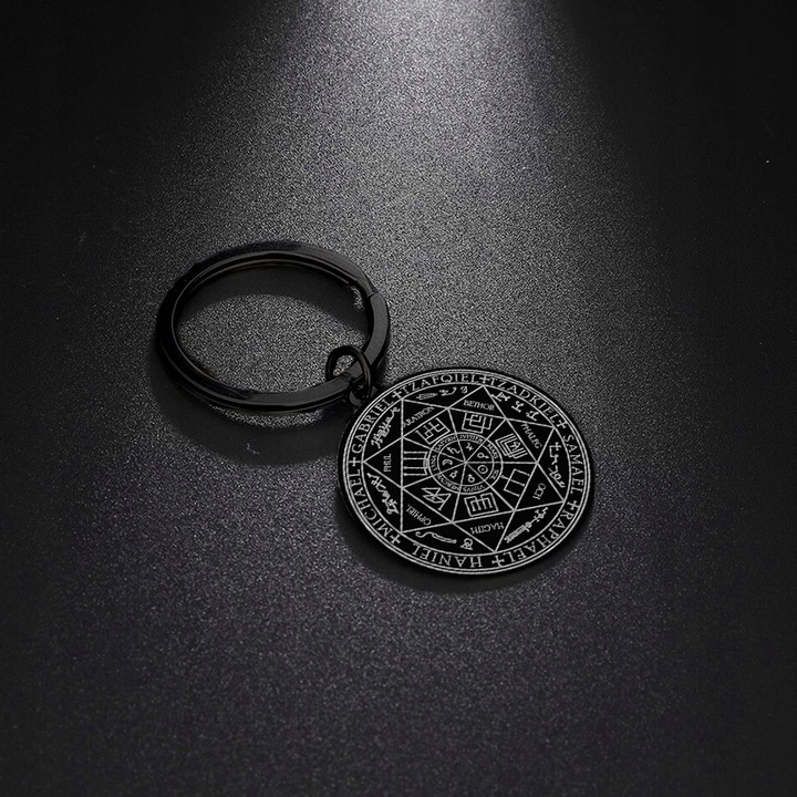 BRELOK 7 ARCHANIOŁÓW ANIOŁ GABRIEL MICHAŁ PIECZĘĆ SALOMONA AMULET SZCZĘŚCIA