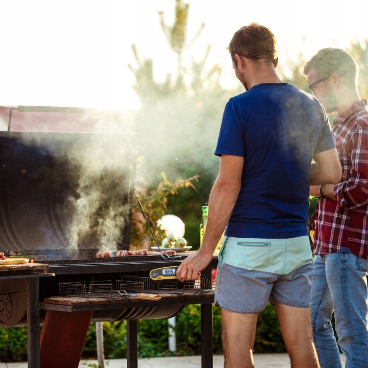 TERMOMETR KUCHENNY CYFROWY DO MIĘSA ŻYWNOŚCI NA GRILL SZPILKOWY LCD -50°C +