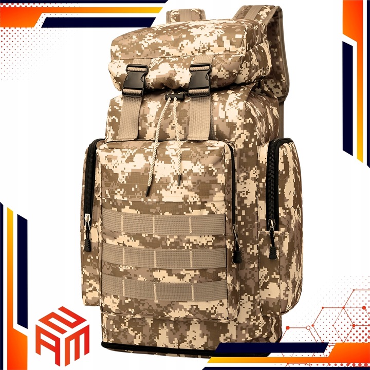 PLECAK MILITARNY TAKTYCZNY WOJSKOWY TURYSTYCZNY SURVIVAL 45L POJEMNY XXL