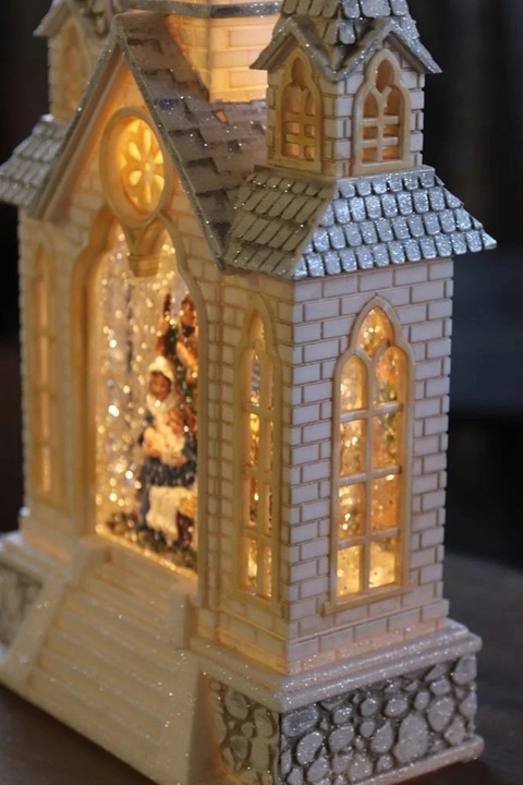 SZOPKA BOŻONARODZENIOWA ŚWIECI GRA KOLĘDA LAMPION pozytywka HURT