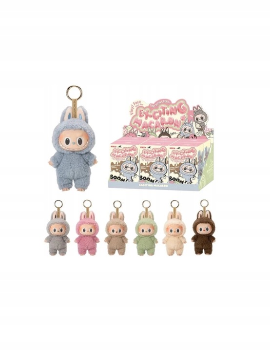 Labubu Pop Mart The Monsters Exciting Macaron Brelok