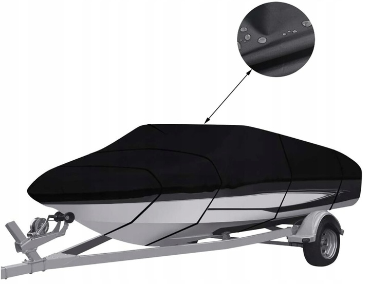 POKROWIEC PLANDEKA ŁÓDŹ ŁÓDKĘ MOTORÓWKĘ 530 x 290 cm