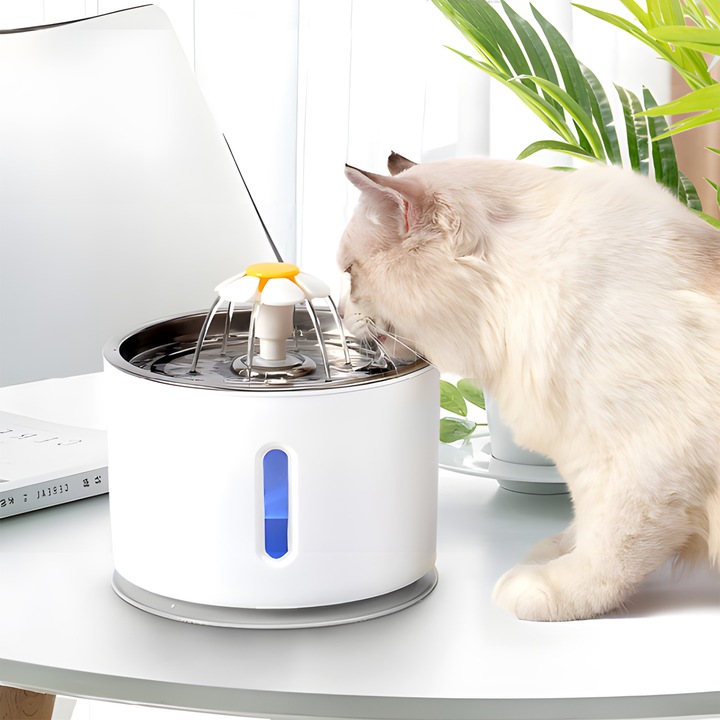 Poidełko Automatyczne Fontanna Wodna dla Kota Psa Miska Ciche Poidło +Filtr