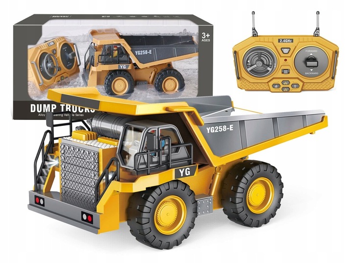 WYWROTKA ZDALNIE STEROWANA PILOTEM CIĘŻARÓWKA RC POJAZD MASZYNA BUDOWLANA