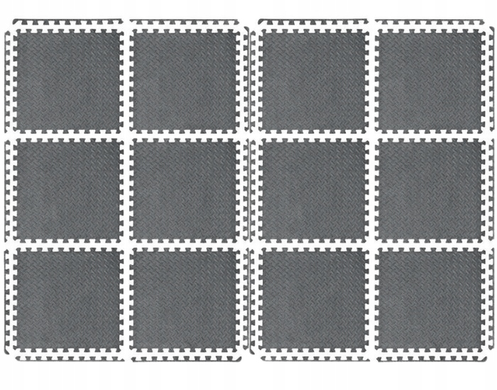 MATA PUZZLE POD SPRZĘT DO ĆWICZEŃ 12 SZT 4,32m2 OCHRONNA PODŁOGA NA SIŁOWNI