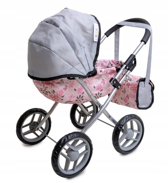 WÓZEK dla lalek głęboki gondola + TOREBKA TORBA do wózka dla lalki