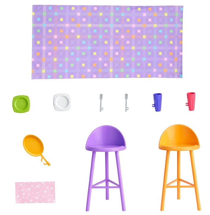 BARBIE DOMEK Dla Lalek Zestaw Do Zabawy