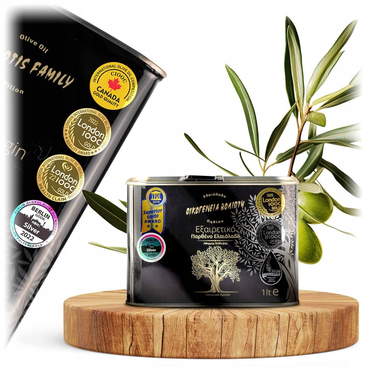 Oliwa z oliwek 1l Extra Virgin obsypana medalami PIERWSZA W PL ZBIÓR 24/25