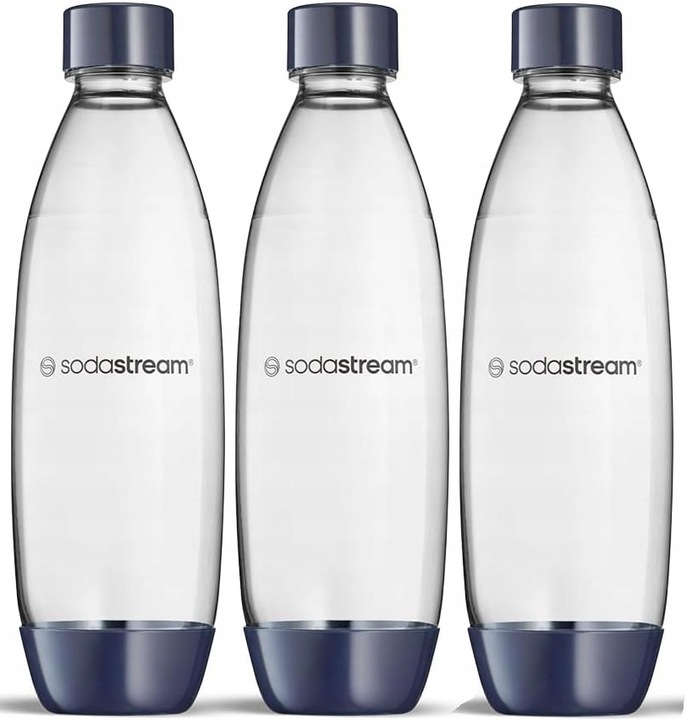 ZESTAW 3x BUTELKI BUTLE SodaStream Fuse BUTELKA 3x 1L NA WODĘ | DO ZMYWARKI