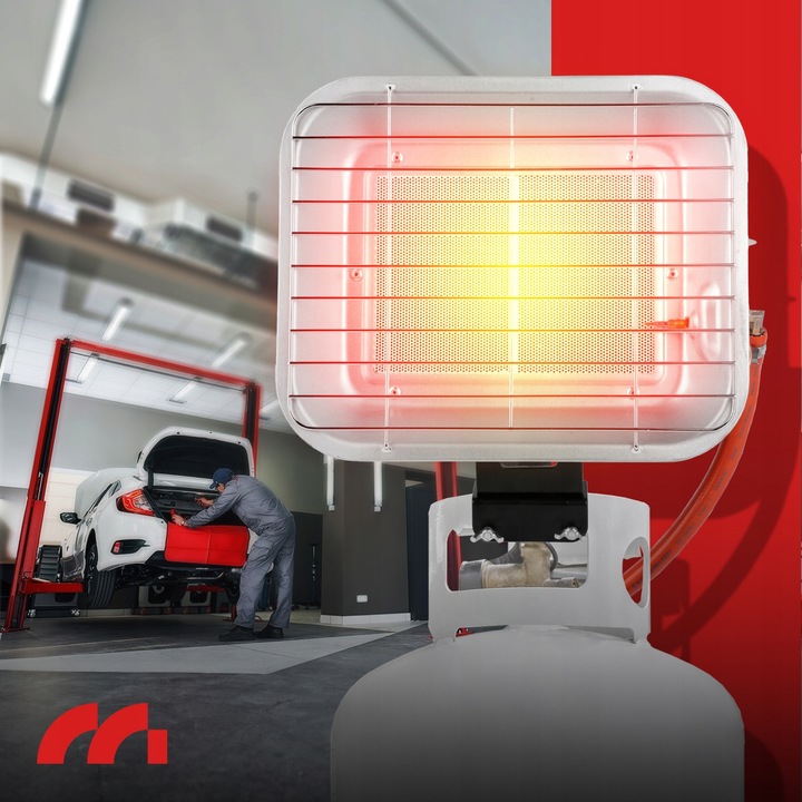 PIECYK NA GAZ PROMIENNIK GRZEJNIK GAZOWY UCHWYT NA BUTLE SŁONECZKO 4500W