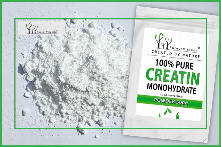 PURE CREATINE 500g KREATYNA MONOHYDRAT SIŁA MASA