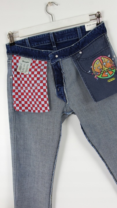 WRANGLER X PETER MAX JEANSY TAPERED BRYSON_W28 L32