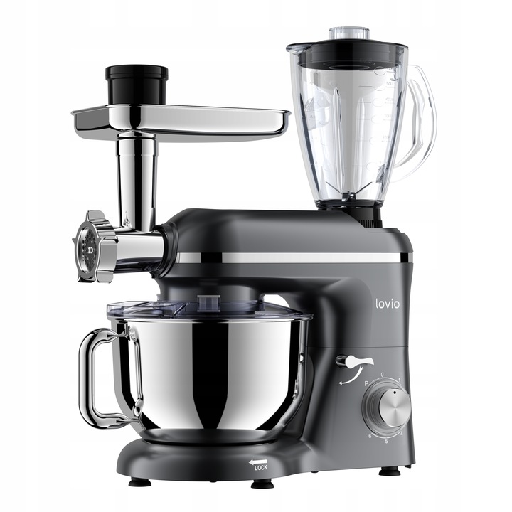 Robot kuchenny mikser planetarny blender kielichowy maszynka do mięsa LOVIO