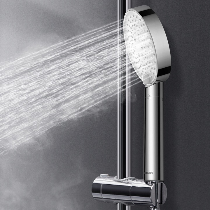 Słuchawka prysznicowa chrom z filtrem PHILIPS AWP1516CH, filtr prysznicowy