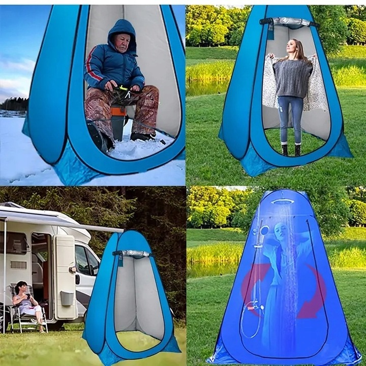 PRZEBIERALNIA PRZENOŚNA NAMIOT PLAŻOWY KEMPINGOWY NA PRYSZNIC TOALETA WC