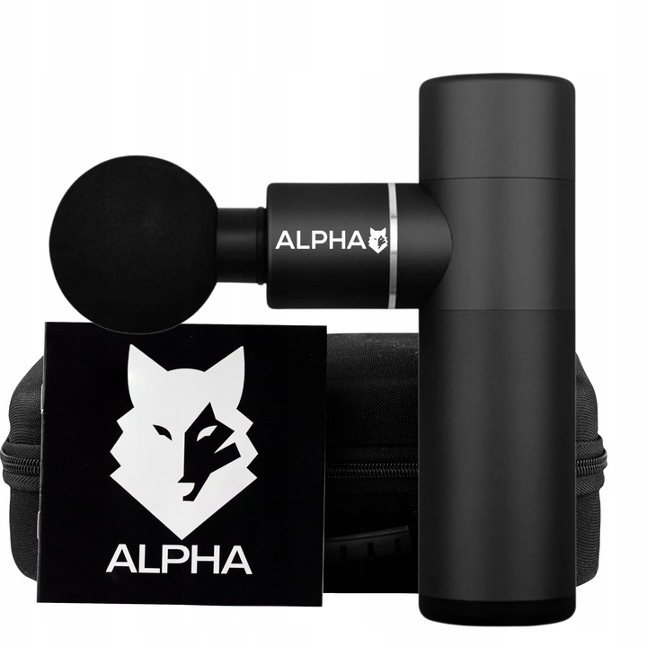 PISTOLET DO MASAŻU MOCNY MASAŻER MASSAGE GUN ALPHA