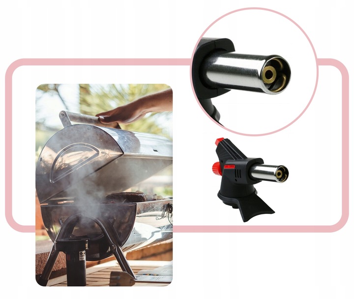 PALNIK GAZOWY NA GAZ KARTUSZE TIROSS TS-705 + 4GAZ ts700