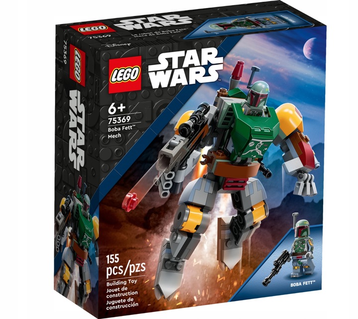 KLOCKI LEGO STAR WARS MECH FIGURKA BOBY FETTA PREZENT DLA 6,7,8 LATKA
