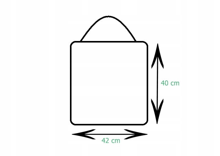 Gobelin Torba Duża 42x40 cm Kotki Koty