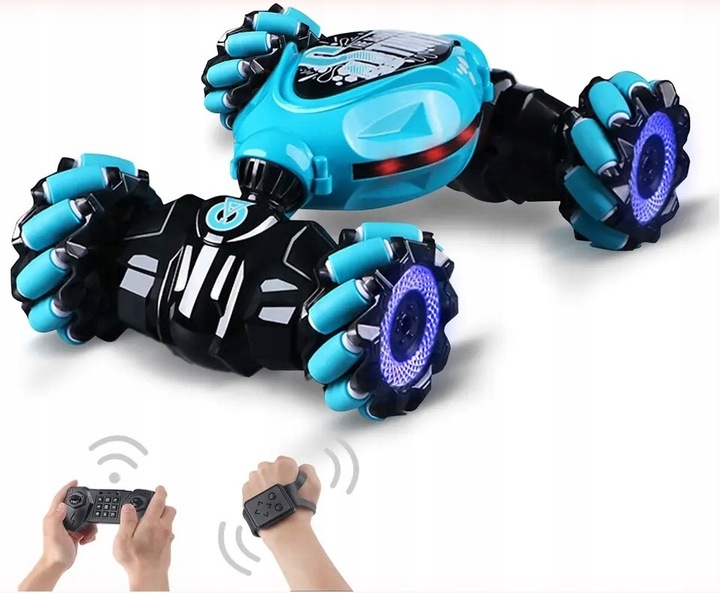 SAMOCHÓD ZDALNIE STEROWANY GESTAMI RĘKI 4 WD 2,4 GHZ