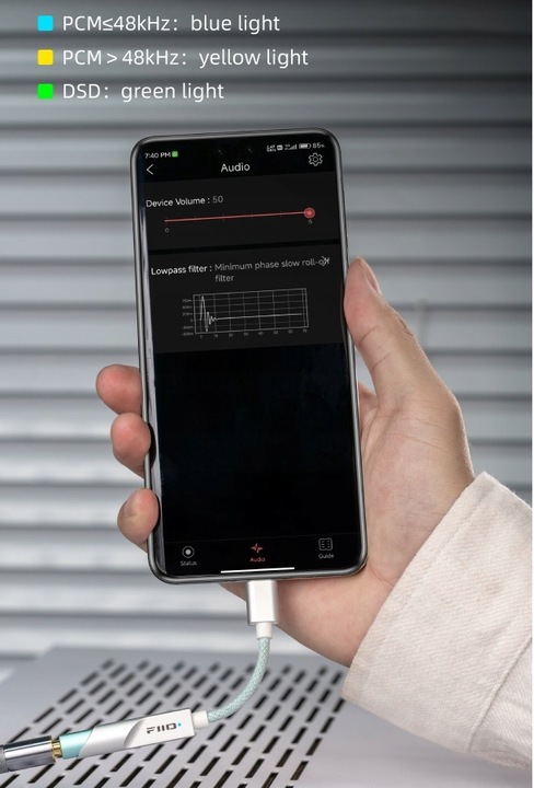 FiiO KA11 lt black FIIO MOBILNY DAC + WZMACNIACZ SŁUCHAWKOWY - LIGHTNING