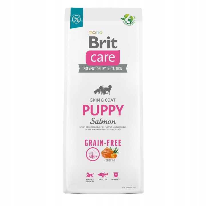 BRIT CARE Dog Grain-free Puppy Salmon 12kg