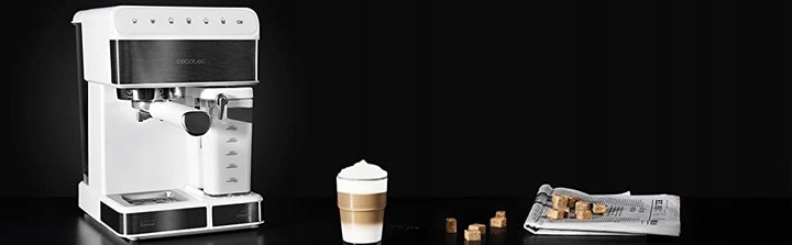 Kolbowy ekspres ciśnieniowy Cecotec Power Espresso Bianco