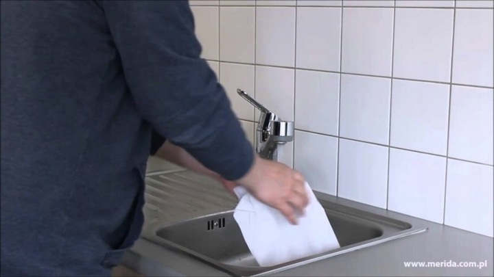 Czyściwo Bawełniane Białe Rolka 100 metrów Merida