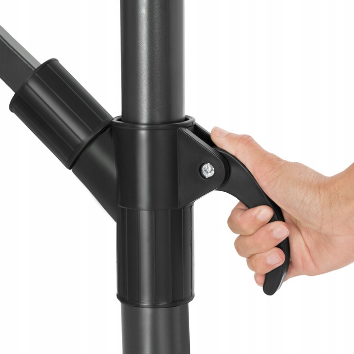 Parasol Apollon z korbą 2,5 x 2,5 m