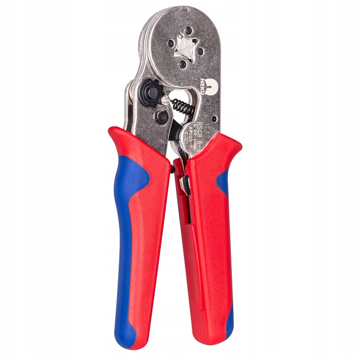 Zaciskarka do Tulejek Praska do Kabli Konektorów Końcówek 0,25-10mm2 NEKU