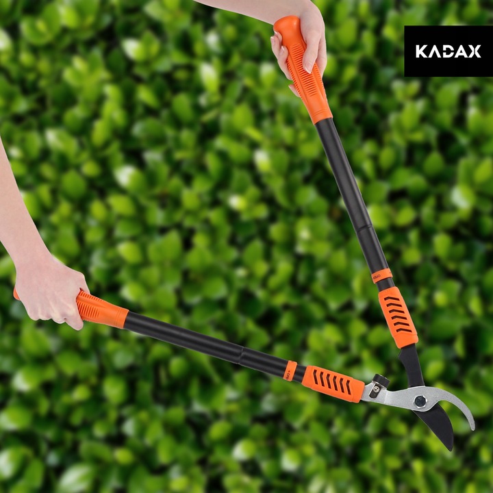SEKATOR NOŻYCE OGRODOWY RĘCZNY DO GAŁĘZI KRZEWÓW TELESKOPOWY OSTRY SOLIDNY