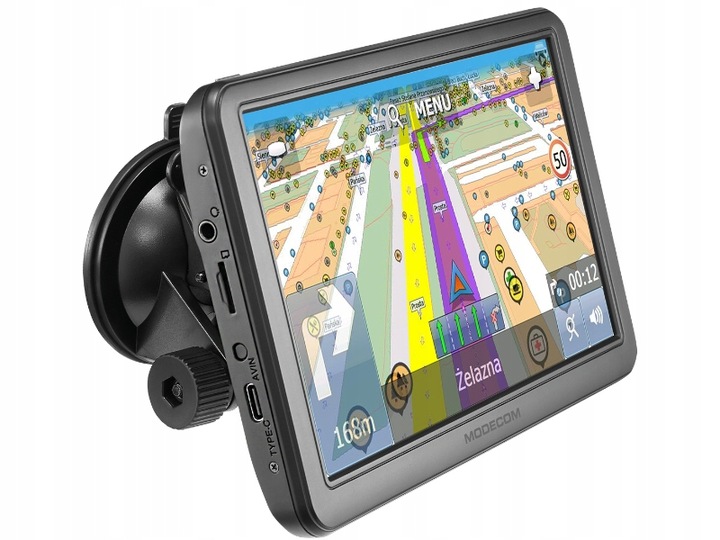 NAWIGACJA SAMOCHODOWA MODECOM FreeWAY CX7.0 + MapFactor mapy Europy TFT LCD