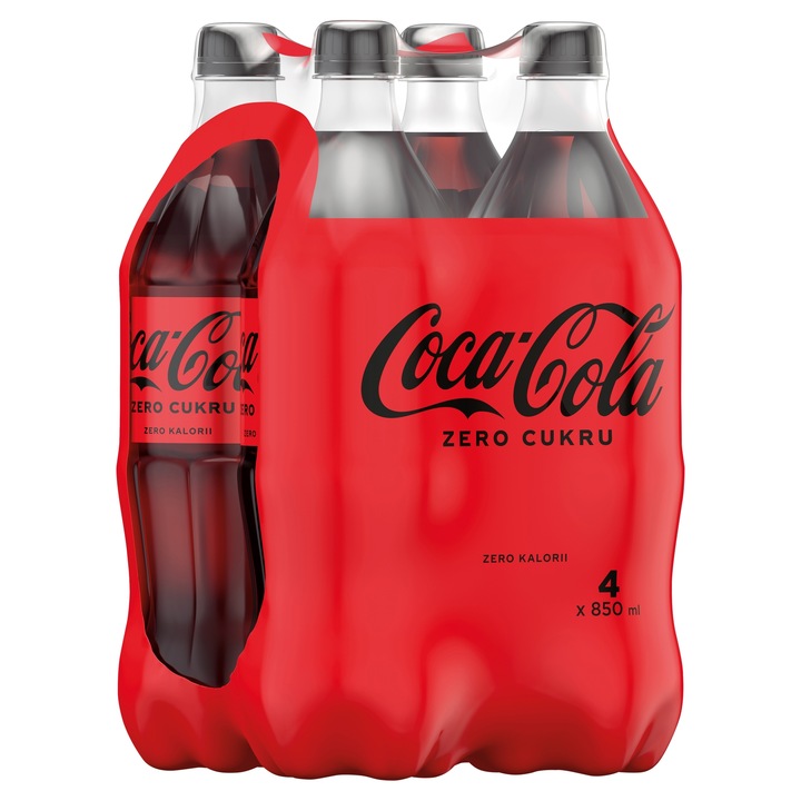 Coca-Cola Zero napój gazowany 4x850ml