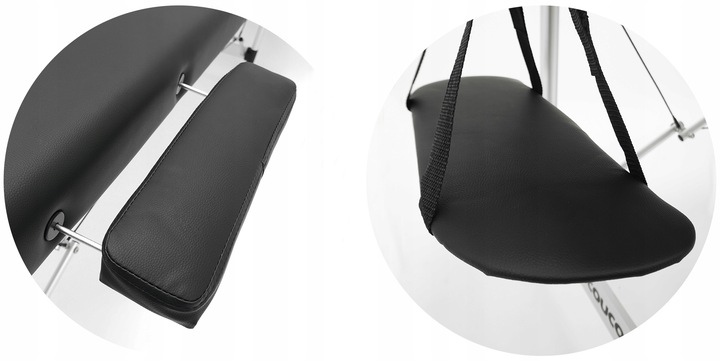 Łóżko Stół Masażu Składany Przenośny Aluminiowy 3 Segmentowy Leżanka