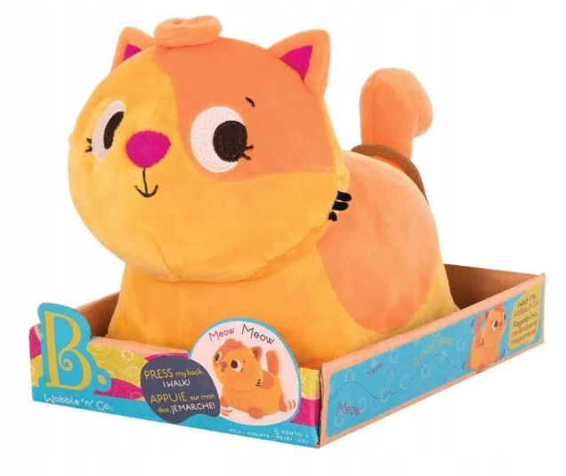 B.TOYS Wędrujący kotek do nauki raczkowania kot