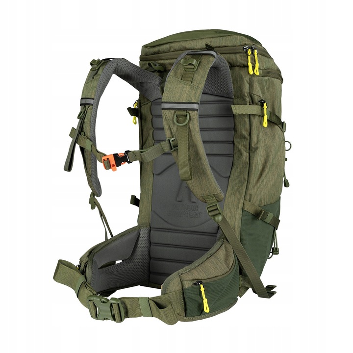 PLECAK TURYSTYCZNY ALPINUS TREKKINGOWY W GÓRY POKROWIEC OTWAY 40L KHAKI PRO
