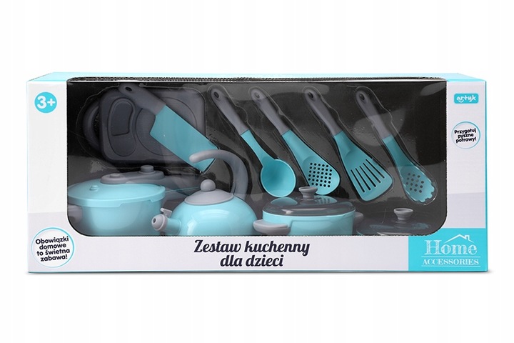 Zestaw Kuchenny dla Dzieci Zabawa w Gotowanie HOME ACCESSORIES 11 EL.