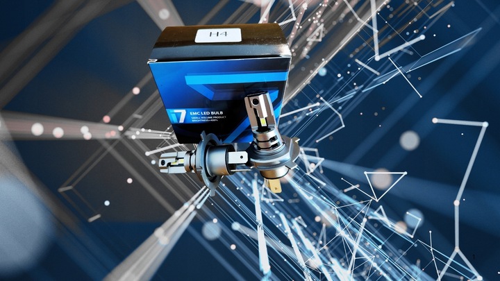 Żarówki LED H4 6500K 80W Mocne Białe Światło CANBUS Plug & Play