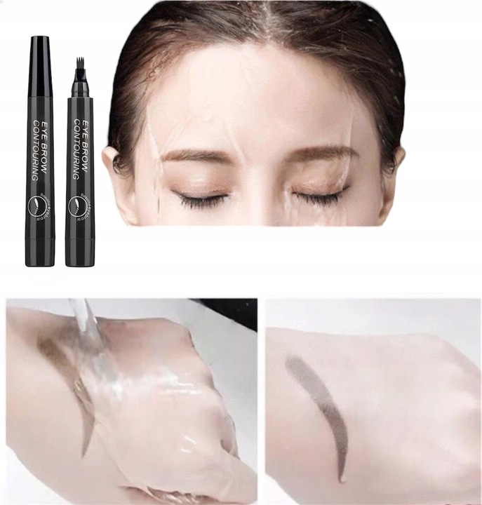 KREDKA DO BRWI MARKER EYEBROW CZARNY WODOODPORNY