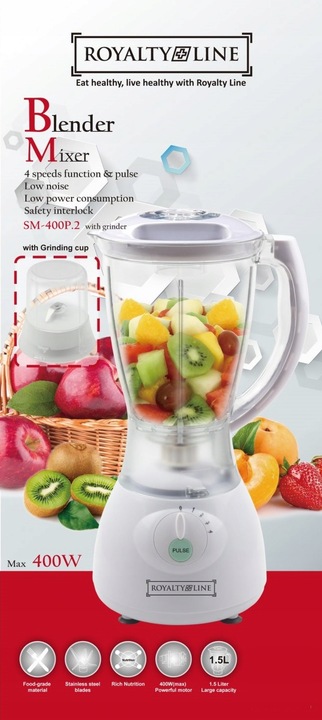 Blender Kielichowy do Smoothie Koktajli Młynek do Mielenia Orzechów Ziaren