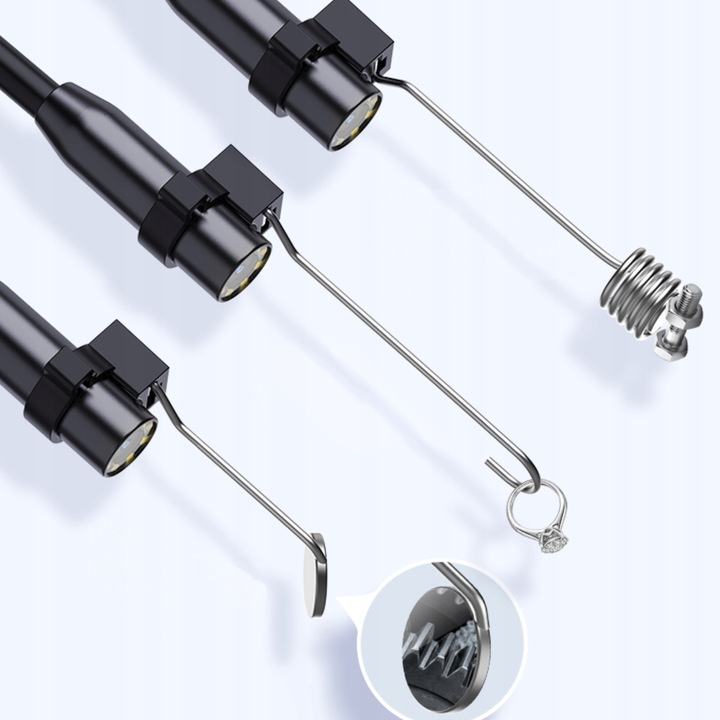 KAMERA INSPEKCYJNA WARSZTATOWA ENDOSKOP BOROSKOP IP67 DO RUR 5m LCD 4,3''