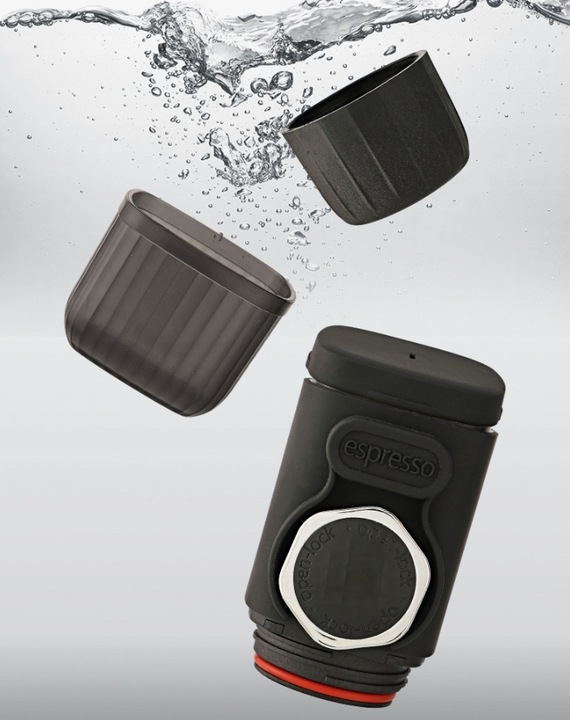 Przenośny ręcznie prasowany ekspres do kawy na zewnątrz