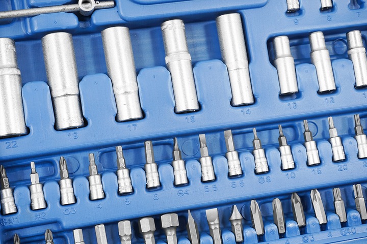 ZESTAW NARZĘDZI KLUCZY NASADOWYCH 108 KLUCZE NASADOWE 1/4" 1/2" BITY TORX